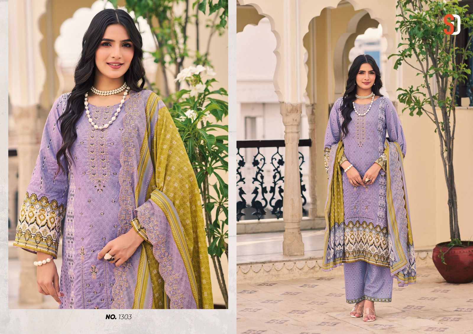 Bin Saeed Vol 13 By Shraddha Designer Cotton Dress Material Exporters In India